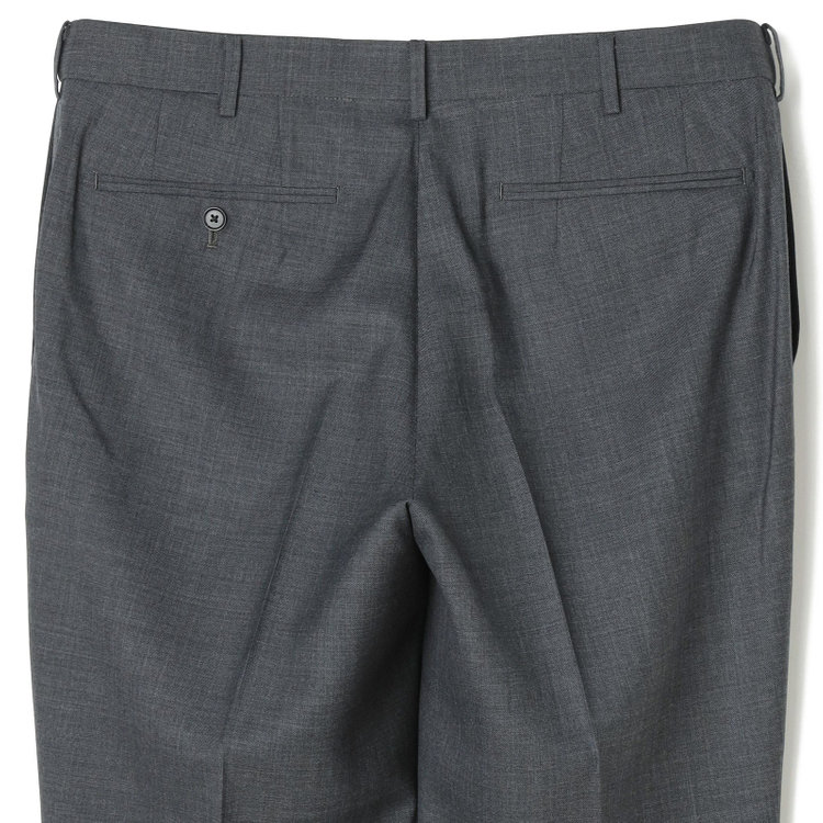 シルバーライン 【CLASSICO TAPERED】【春夏】1タックテーパードパンツ/グレー/ウエストムーブ/※裾上げ必要 グレー中間