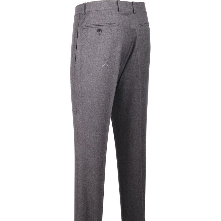 スーツセレクト 【発送在庫あり】【CLASSICO TAPERED】【秋冬】6釦2掛けダブルスーツ 1タック/グレー×ソリッド/MARZOTTO グレー系(灰)