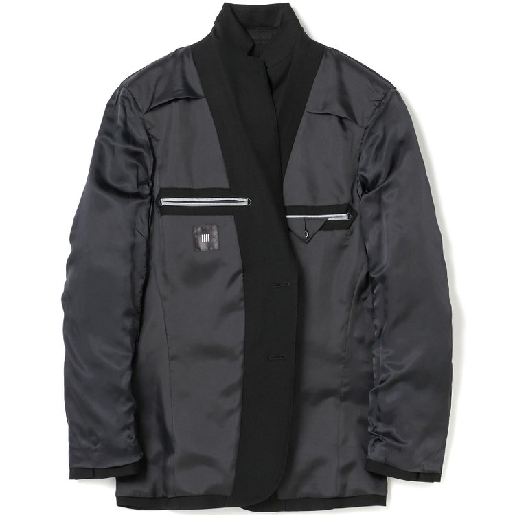 ブラックライン 【NEW-X】【年間】【フォーマル対応可】 2釦シングルスーツ 0タック/ブラック×ソリッド/LIMITED EDITION/Premium Black/※裾上げ必要 黒