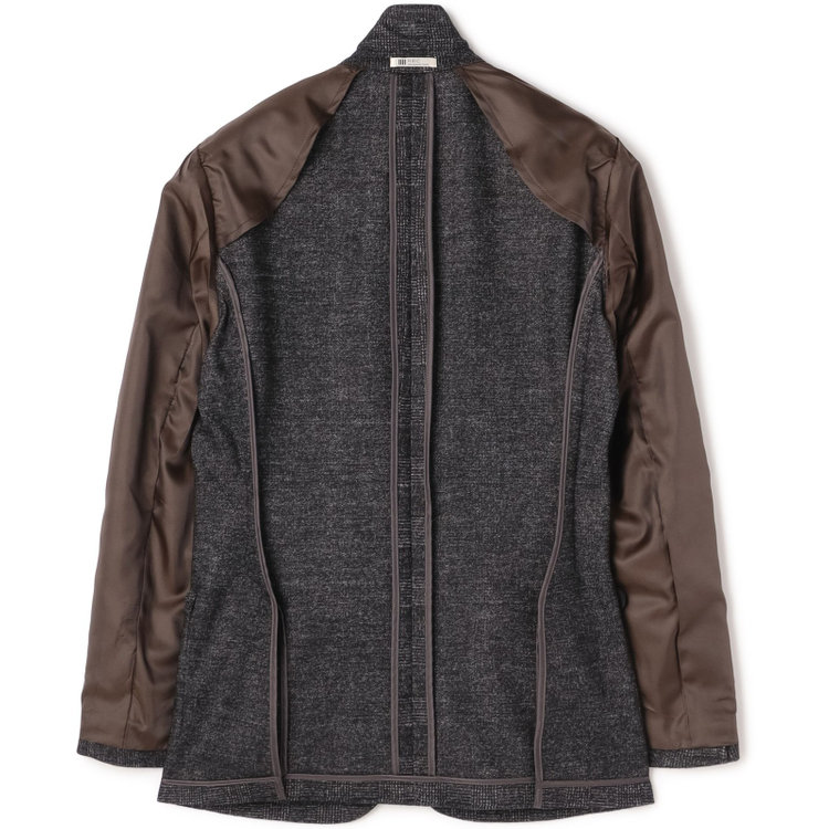 シルバーライン 【発送在庫あり】【RBC】【秋冬】2釦ジャケット/グレー×グレンチェック/パッチポケット グレー濃色