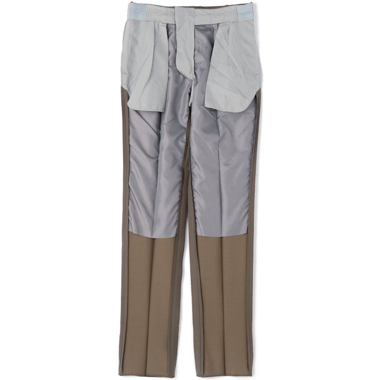 シルバーライン 【発送在庫あり】【CLASSICO TAPERED】【春夏】3釦段返りシングルスーツ 2タック/ブラウン/パッチポケット/ウエストムーブ/MARZOTTO/※パンツ裾直し必要 茶中間