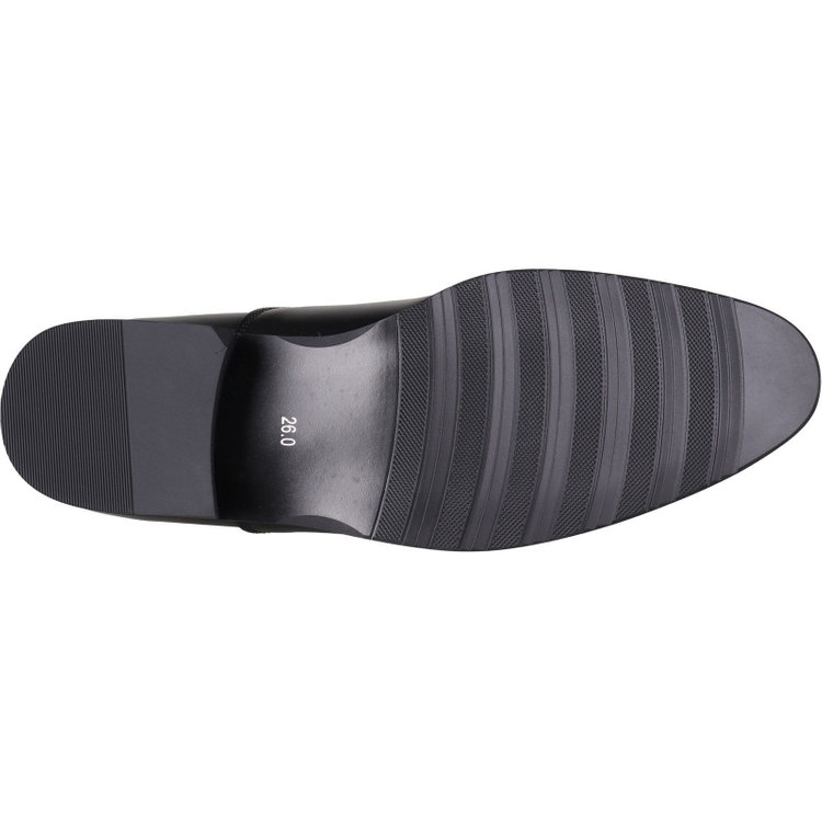 スーツセレクト 【BL】ストレートチップドレスシューズ/ブラック/革/セメント製法 黒