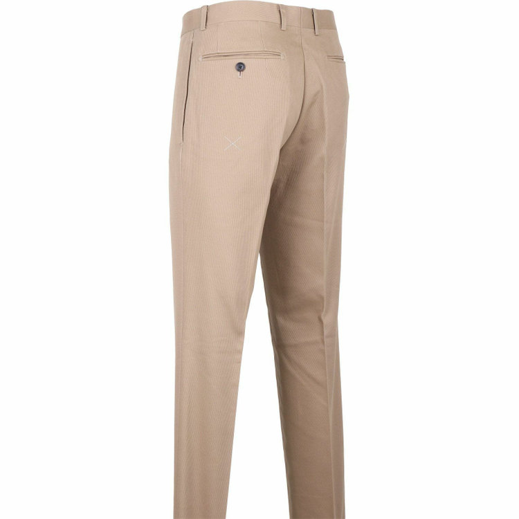 スーツセレクト 【WEB限定/OUTLET】【CLASSICO TAPERED】【秋冬】コットンブレンド 1タックテーパードパンツ/ライトブラウン ブラウン系(茶)