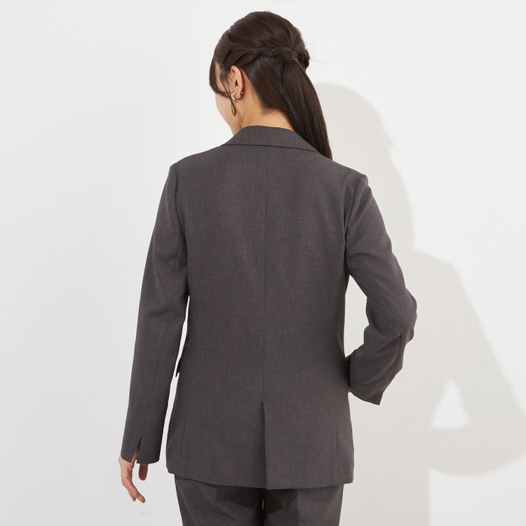 シルバーライン 【SILVER LINE】【年間】1釦シングルパンツスーツ/グレー/ウォッシャブル/Naturemier/4S SUSTAINABILITY&ECOLOGY FABRIC/※パンツ裾上げ済仕様 グレー中間