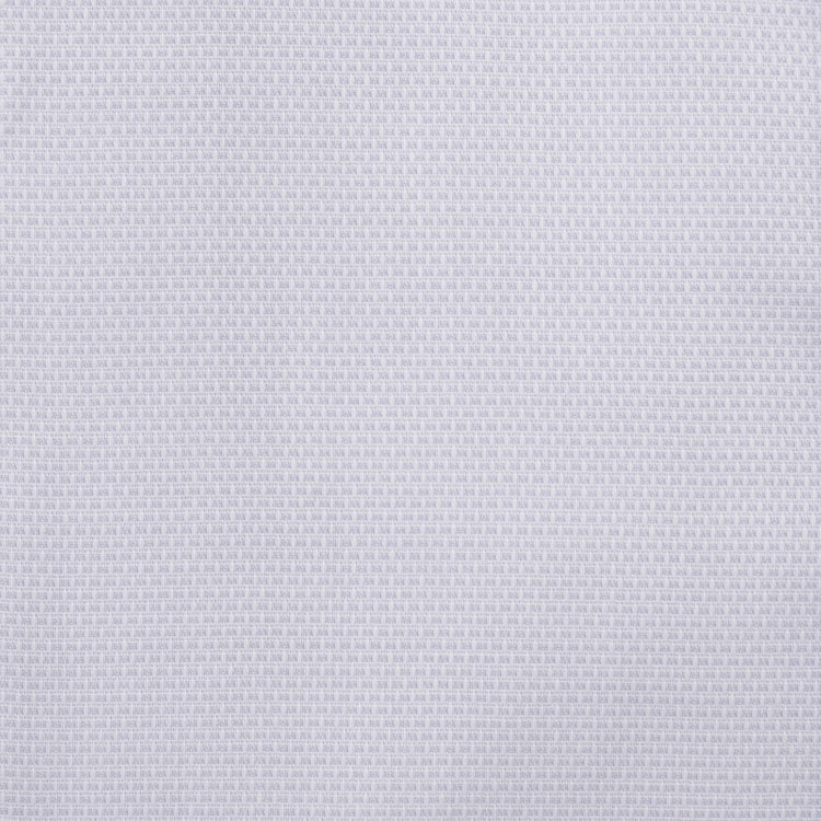 ブラックライン 【発送在庫あり】【BLACK LINE/半袖】【形態安定】クレリックホリゾンタルワイドドレスワイシャツ/襟：ホワイト+アイスグレー/釦付糸：アイスグレー グレー淡色