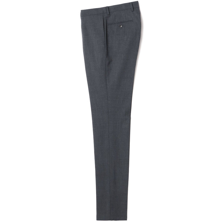 シルバーライン 【CLASSICO TAPERED】【秋冬】スペアパンツ付き/2釦シングルスーツ 1タック/グレー×ソリッド/ウォッシャブル/※裾上げ必要 グレー中間