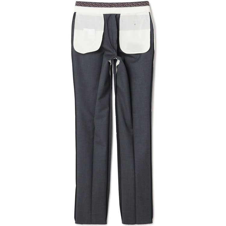シルバーライン 【CLASSICO TAPERED】【秋冬】スペアパンツ付き/2釦シングルスーツ 1タック/グレー×ソリッド/ウォッシャブル/※裾上げ必要 グレー中間