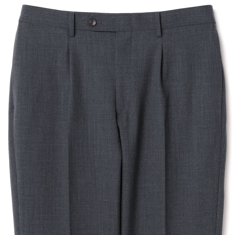 シルバーライン 【CLASSICO TAPERED】【秋冬】スペアパンツ付き/2釦シングルスーツ 1タック/グレー×ソリッド/ウォッシャブル/※裾上げ必要 グレー中間
