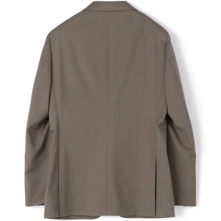 シルバーライン 【発送在庫あり】【CLASSICO TAPERED】【春夏】3釦段返りシングルスーツ 2タック/ブラウン/パッチポケット/ウエストムーブ/MARZOTTO/※パンツ裾直し必要 茶中間