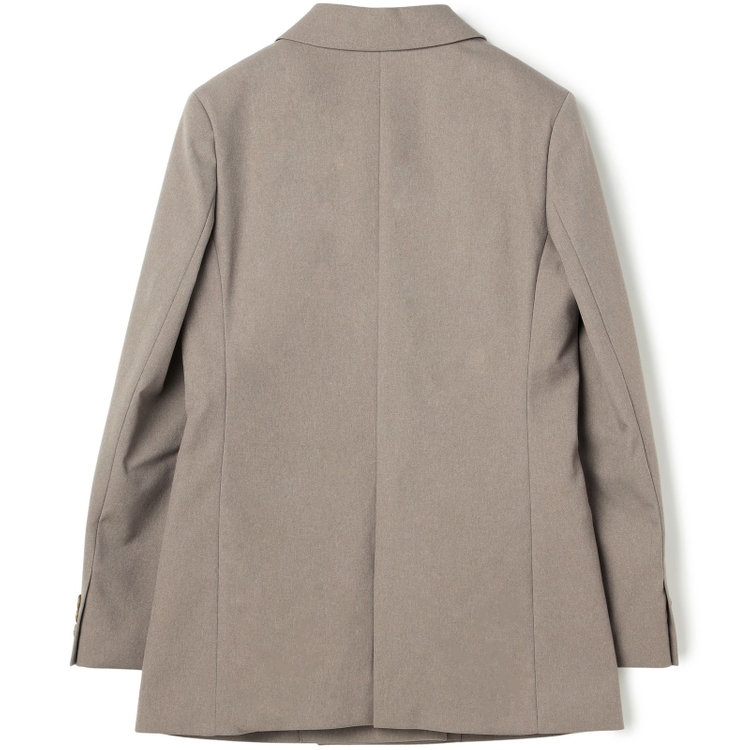 シルバーライン 【RELAX WIDE】【秋冬】 ダブルジャケットワイドパンツスーツ/グレイッシュベージュ/4S SUSTAINABILITY&ECOLOGY FABRIC/※パンツ裾上げ済仕様 茶淡色