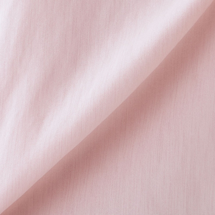 シルバーライン 【SL/長袖】バンドカラーブラウス/比翼仕様/ピンク 赤淡色