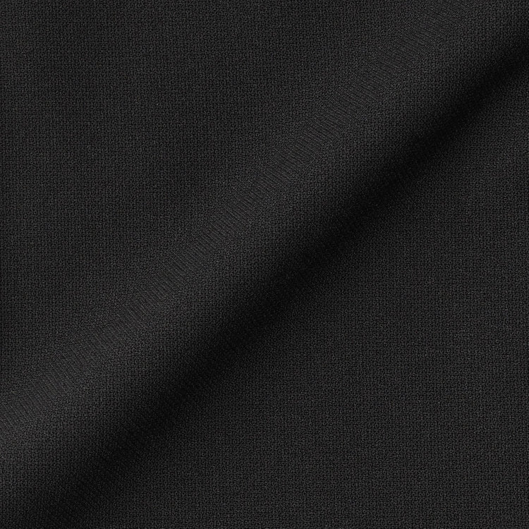 ブラックライン 【SLIM TAPERED】【春夏】ノータックテーパードパンツ/ブラック×バーズアイ/「FREEZETECH 氷撃」冷感PRINT/4S SUSTAINABILITY&ECOLOGY FABRIC「ウォッシャブル」「ストレッチ」/※裾上げ済み仕様 黒