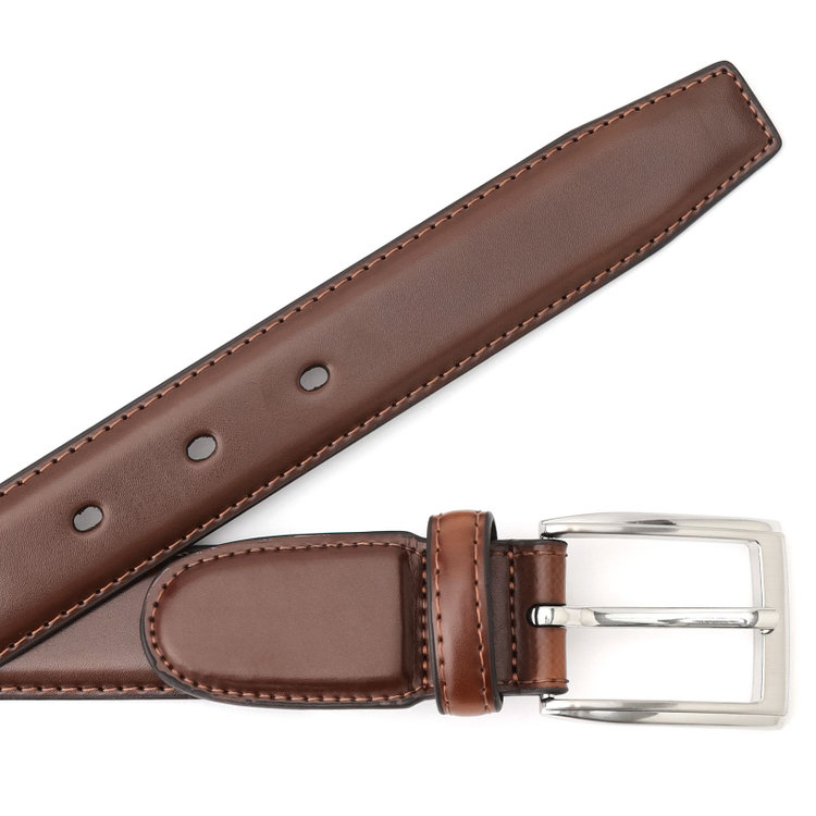 ブラックライン ピンバックルベルト 3.0幅/ブラウン(ウエスト97cmまで対応) 茶中間