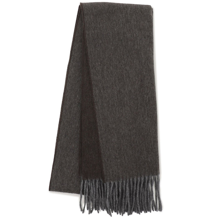 ソノタ ウールマフラー/カーキ/SUPER170'S NEW ZEALAND WOOL/30cm×170cm 緑中間