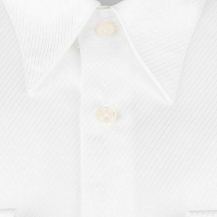 SUIT SELECT　アウトレット 【WEB限定/OUTLET/汚れ・キズ等有】【BL-3】【形態安定】レギュラーカラードレスワイシャツ/ホワイト×ドビーツイル 白