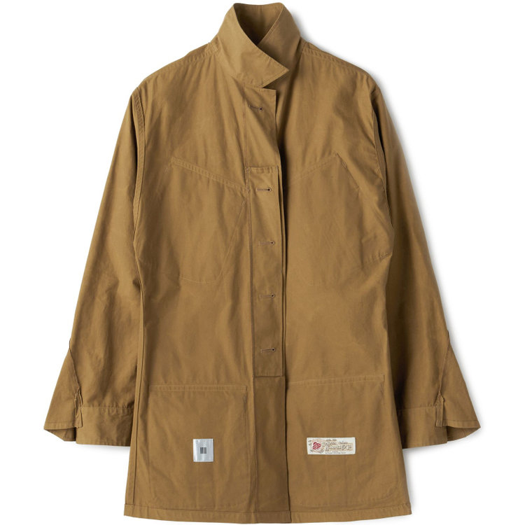 シルバーライン 【Take.it.easy】ファティーグジャケット/ブラウン/British millerain cotton100% 茶淡色