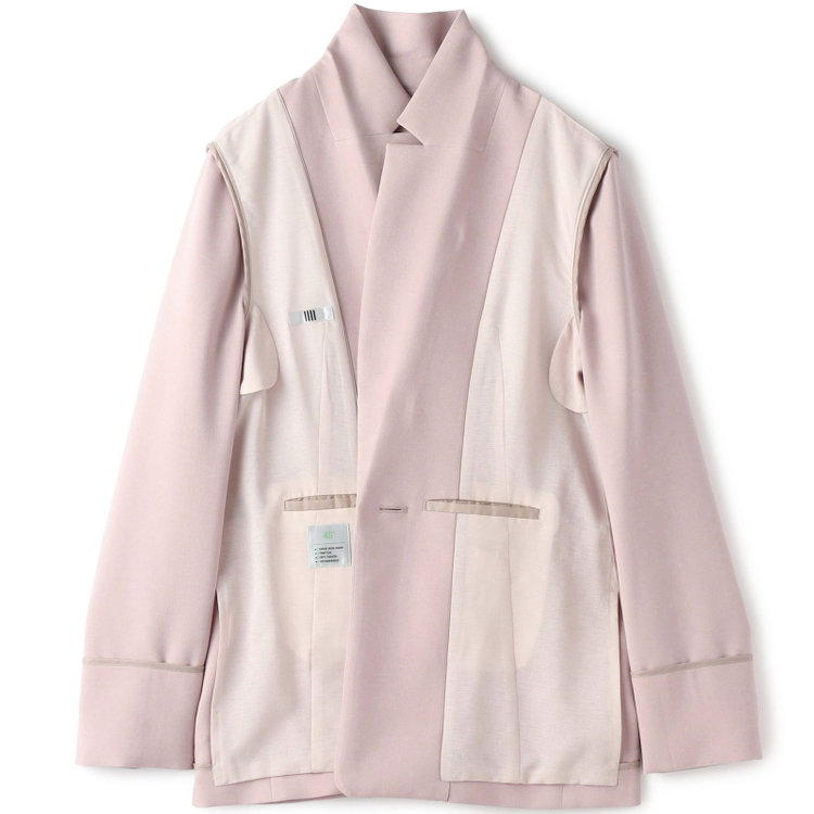 シルバーライン 【SILVER LINE】【年間】1釦シングルパンツスーツ/ピンク/ウォッシャブル/Naturemier/4S SUSTAINABILITY&ECOLOGY FABRIC/※パンツ裾上げ済仕様 赤淡色