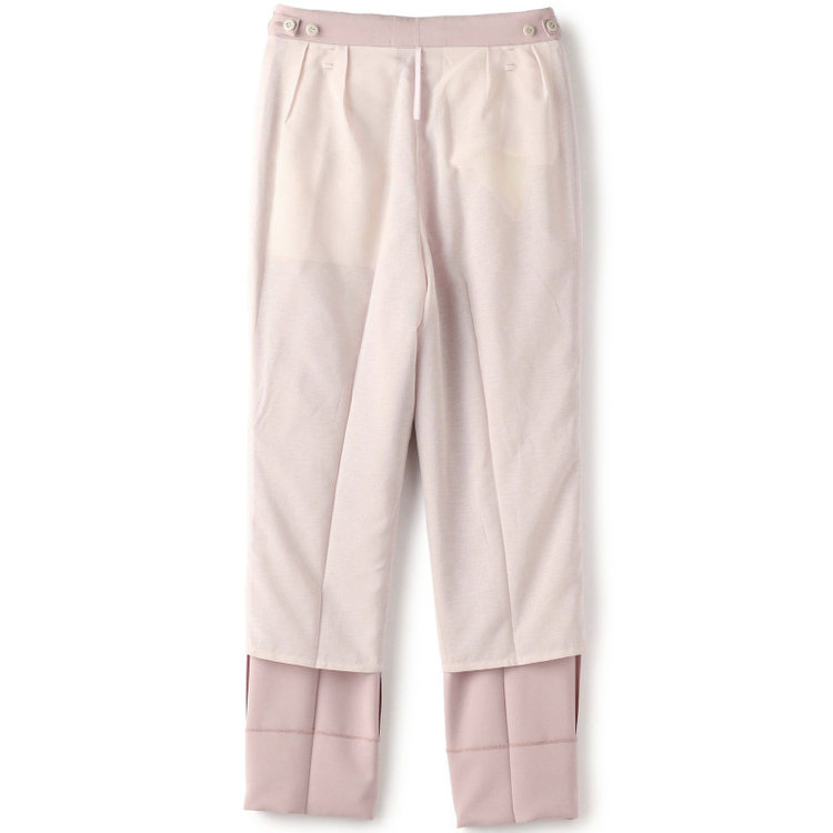 シルバーライン 【SILVER LINE】【年間】1釦シングルパンツスーツ/ピンク/ウォッシャブル/Naturemier/4S SUSTAINABILITY&ECOLOGY FABRIC/※パンツ裾上げ済仕様 赤淡色