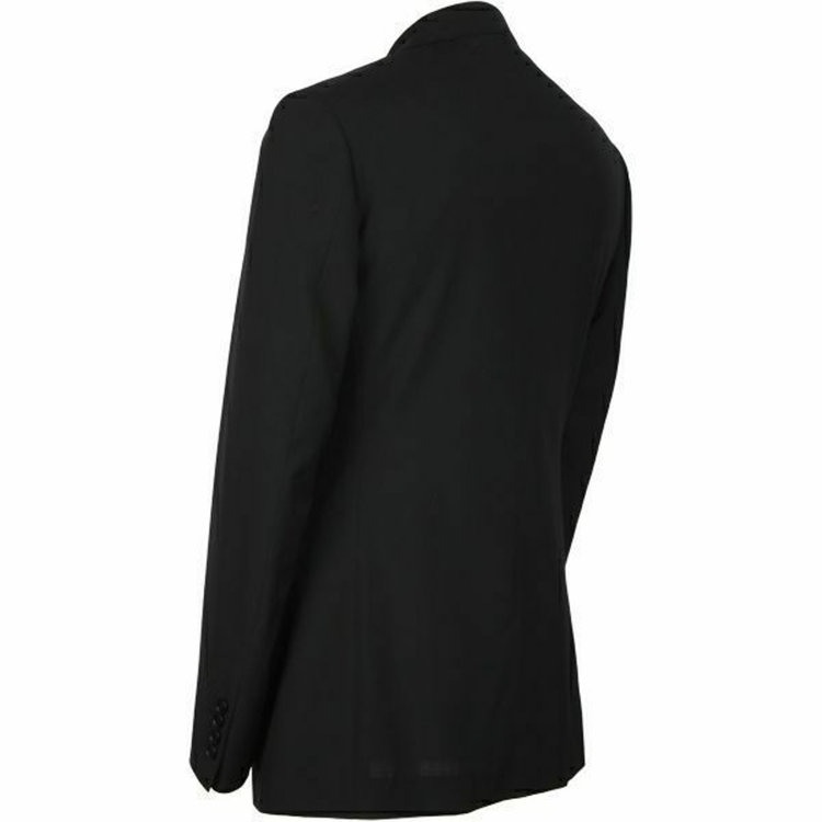 スーツセレクト 【WEB限定/OUTLET】【KSW】【年間】2釦シングルスーツ 0タック/ブラック×ソリッド/SUPER TOUGH 100's ブラック系(黒)