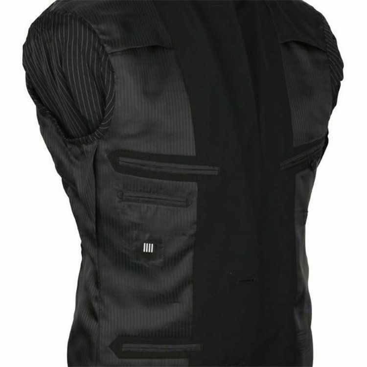 スーツセレクト 【WEB限定/OUTLET】【KSW】【年間】2釦シングルスーツ 0タック/ブラック×ソリッド/SUPER TOUGH 100's ブラック系(黒)