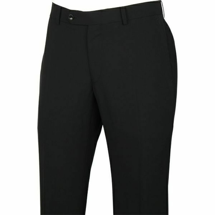 スーツセレクト 【WEB限定/OUTLET】【KSW】【年間】2釦シングルスーツ 0タック/ブラック×ソリッド/SUPER TOUGH 100's ブラック系(黒)
