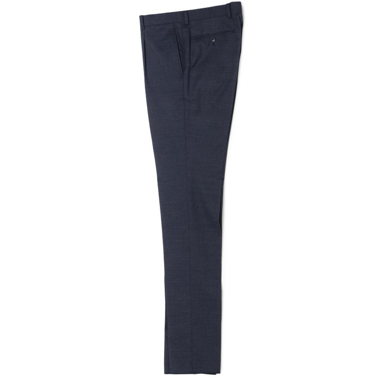 シルバーライン 【発送在庫あり】【CLASSICO TAPERED】【年間】2釦シングルスリーピーススーツ 1タック/ネイビー/※裾上げ必要 青中間