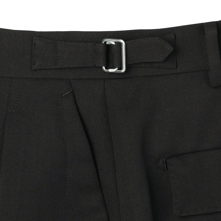 ブラックライン 「TailoredCasual」【春夏】ハーフレングスパンツ/ブラック 黒