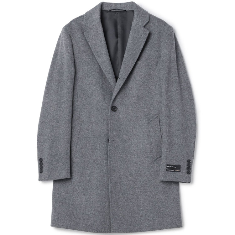 ブラックライン 【BL】ウールチェスターコート/グレー/NEW ZEALAND WOOL LIMITED EDITION グレー中間