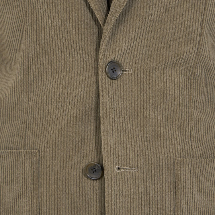 シルバーライン 【5DAYS CLOSET】【RBC】【秋冬】2釦ジャケット/ブラウン×コーデュロイ/パッチポケット/4S SUSTAINABILITY&ECOLOGY FABRIC 茶中間