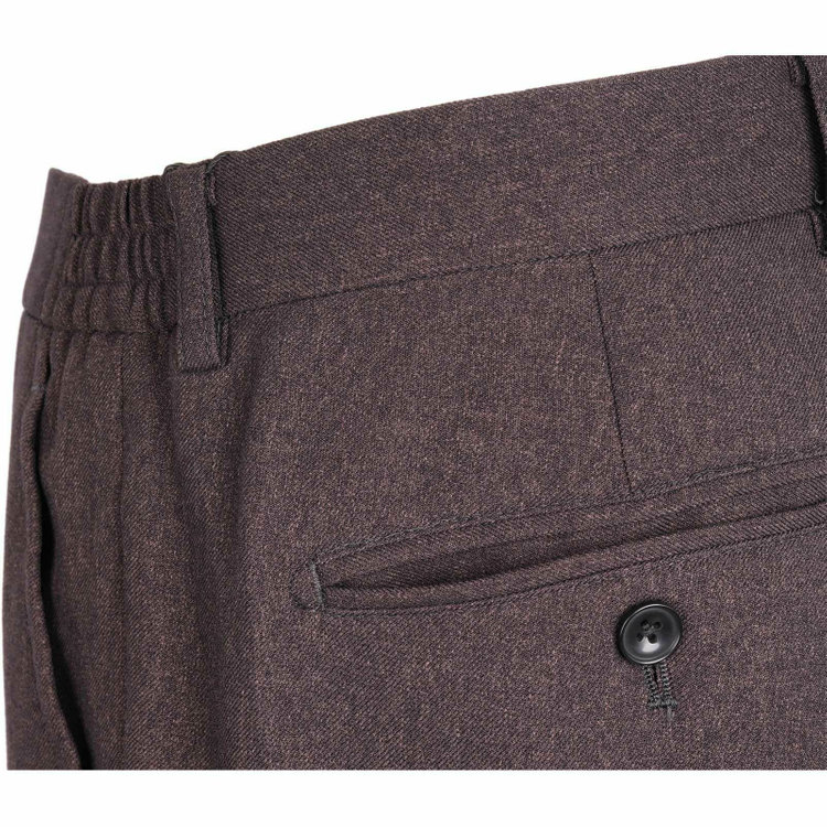 スーツセレクト 【WEB限定/OUTLET】【SLIM TAPERED_2】【秋冬】コーディネートパンツ付き/2釦シングルスーツ 0タック/ネイビー×チェック+ブラウンソリッドパンツ/4S ネイビー系(紺)