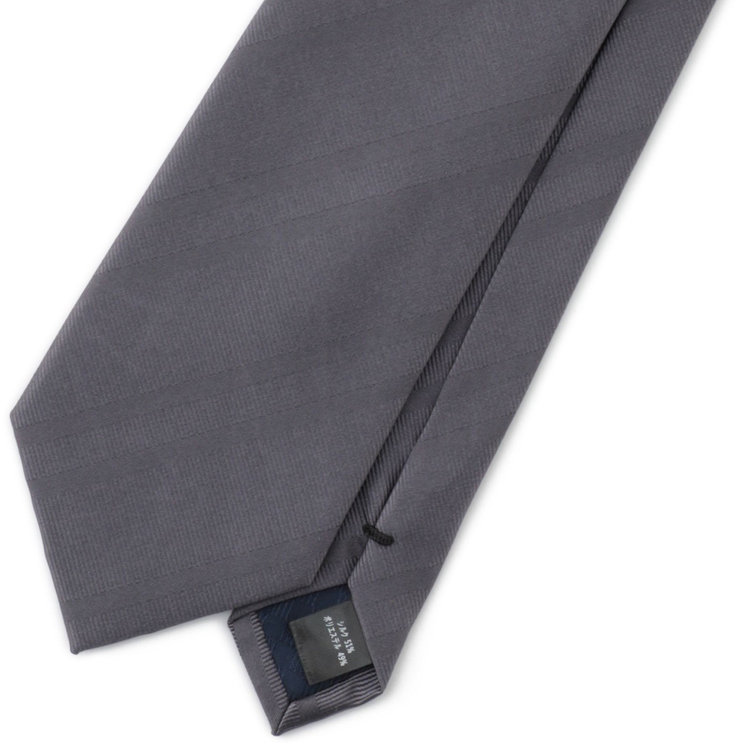 シルバーライン 【SILVER LINE】シルクブレンドシャドーストライプネクタイ 8.0cm幅/グレー その他