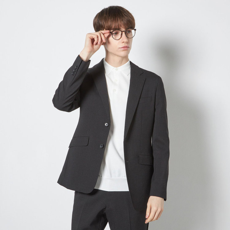 スーツセレクト 【RBC】【5分袖】コットンブレンドレトロポロシャツ/ホワイト/「マシンウォッシャブル」「UVカット」「接触冷感」 オフホワイト