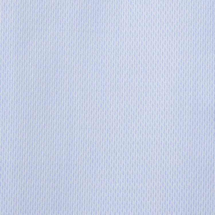 ブラックライン 【発送在庫あり】【BLACK LINE/半袖】【形態安定】【ノンアイロン】ボタンダウンドレスワイシャツ/ブルー×ドビー/NON IRON COTTON 青中間