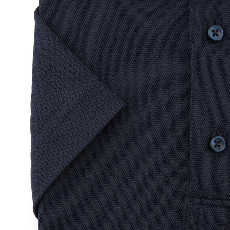 シルバーライン 【発送在庫あり】【WEB限定】【RBC/半袖】ボタンダウンビズポロシャツ プルオーバータイプ/ネイビー/4S 青濃色