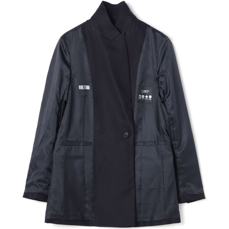 シルバーライン 【SL】【秋冬】6釦2掛けダブルジャケット/ネイビー/ゴールド釦/ウォッシャブル/TRABEST 紺濃色