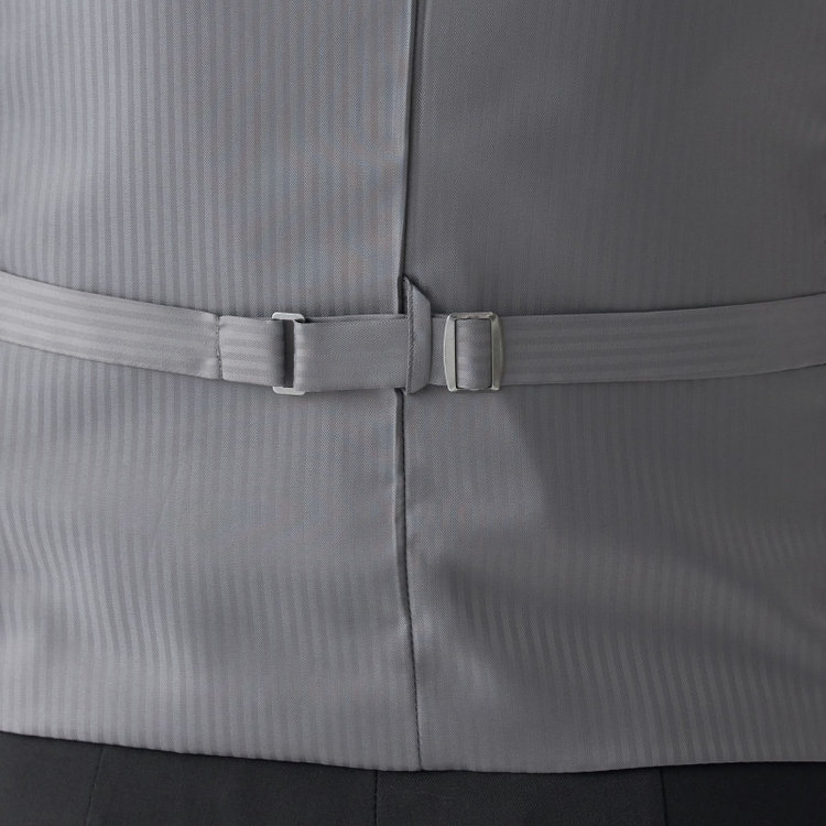 ブラックライン 【BL】【年間】リバーシブルジレ(ベスト)/ブラック×ソリッド＆グレー×ソリッド 黒