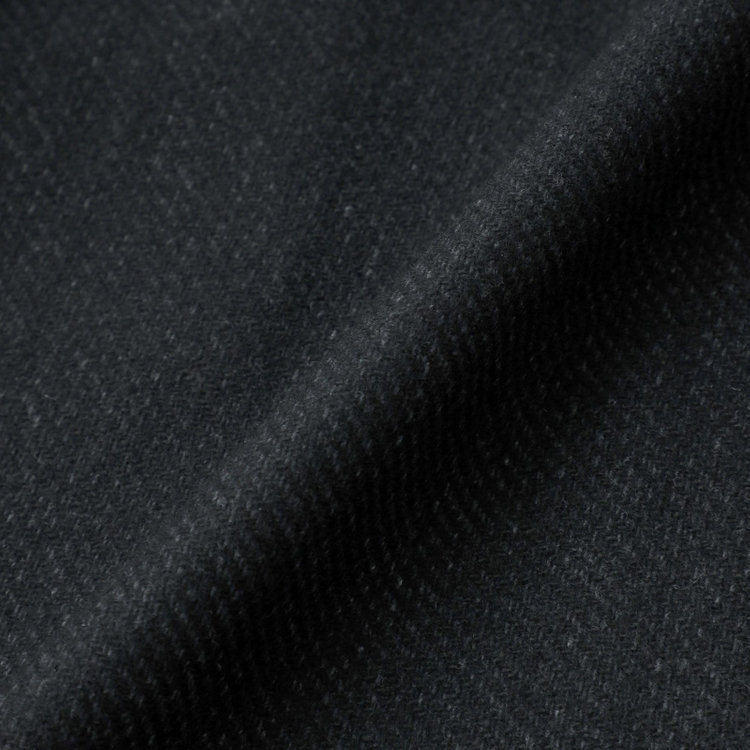 シルバーライン 【SL】ウールブレンドステンカラードロップショルダーデュアリティサイドスリットコート/ダークグレー/140S BLENDED EXTRA FINE MERINO WOOL グレー濃色