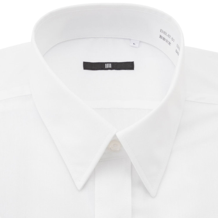 SUIT SELECT　アウトレット 【WEB限定/OUTLET/汚れ・キズ等有】【BL-3/半袖】【形態安定】レギュラーカラードレスワイシャツ/ホワイト×ソリッド 白