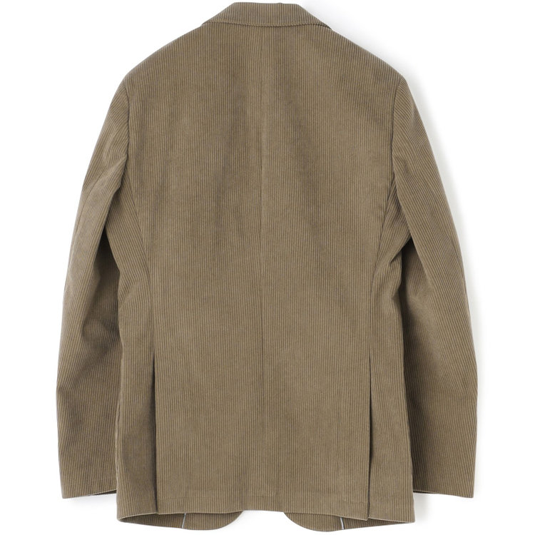 シルバーライン 【5DAYS CLOSET】【RBC】【秋冬】2釦ジャケット/ブラウン×コーデュロイ/パッチポケット/4S SUSTAINABILITY&ECOLOGY FABRIC 茶中間