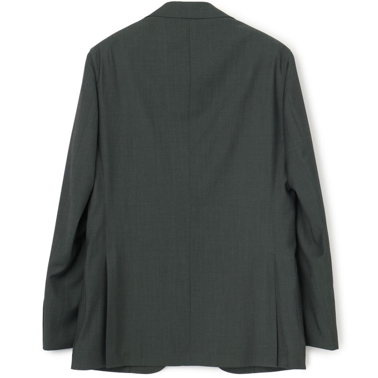 シルバーライン 【CLASSICO TAPERED】【春夏】3釦段返りシングルスーツ 2タック/カーキ/パッチポケット/ウエストムーブ/MARZOTTO/※パンツ裾直し必要 茶中間