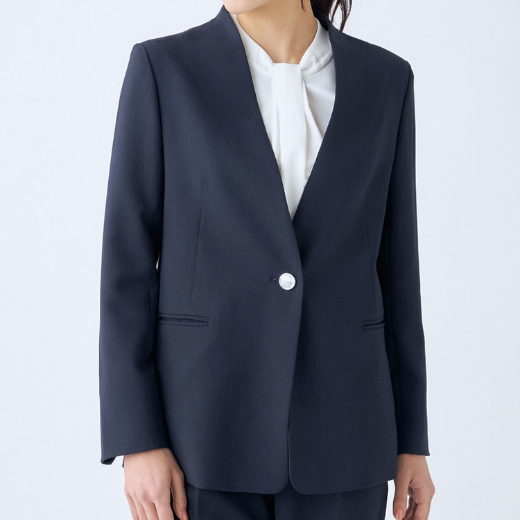 シルバーライン 【SILVER LINE/7分袖】タイ付き2WAYプルオーバー/ホワイト/「ウォッシャブル可能」「2WAYストレッチ」「防シワ」「UV加工」「接触冷感」「透け軽減」 白