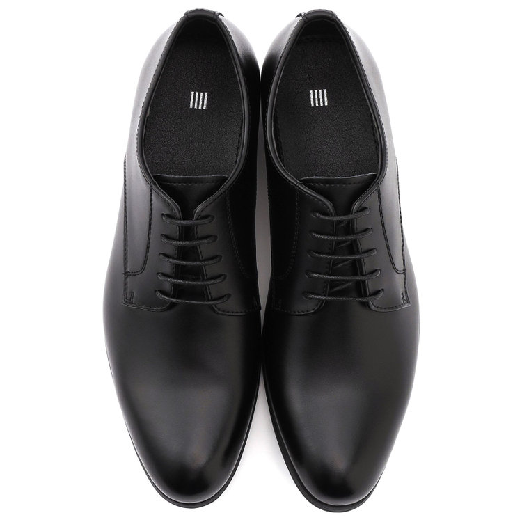 スーツセレクト プレントゥドレスシューズ/ブラック/革/セメント製法 黒